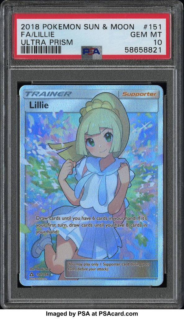 Lillie (Full Art) [SM - Ultra Prism] - GRADED - PSA GEM MT 10