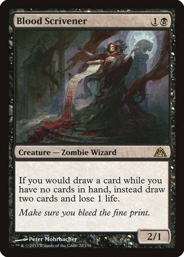 Blood Scrivener [Dragon's Maze] - Magic: The Gathering