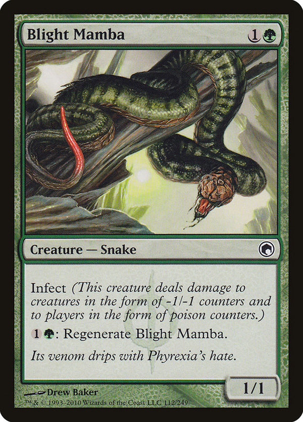Blight Mamba [Scars of Mirrodin] - Magic: The Gathering
