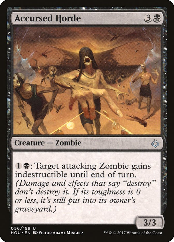 Accursed Horde [Hour of Devastation] - Magic: The Gathering