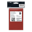 Ultra PRO: Standard 100ct Sleeves - PRO-Gloss (Red)