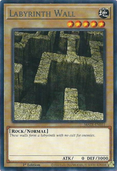 Labyrinth Wall [MAZE-EN031] Rare - Yu-Gi-Oh!