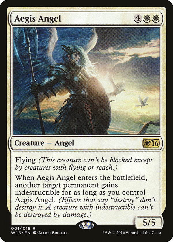 Aegis Angel [Welcome Deck 2016] - Magic: The Gathering