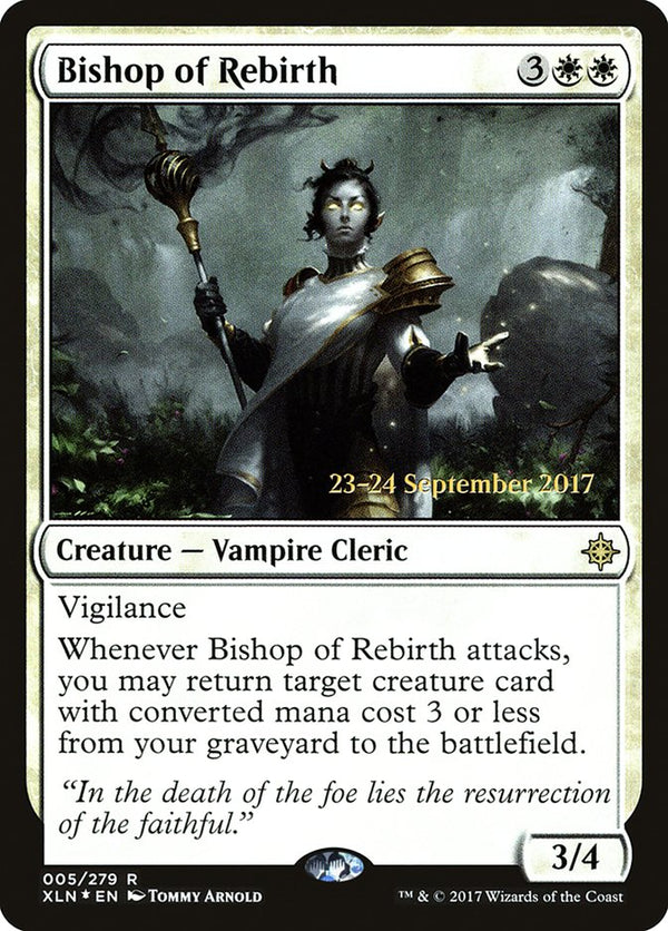 Bishop of Rebirth [Ixalan Prerelease Promos] - Magic: The Gathering