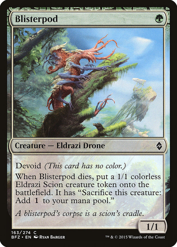 Blisterpod [Battle for Zendikar] - Magic: The Gathering