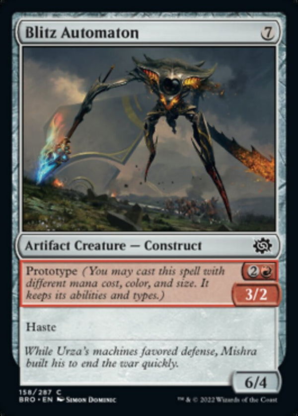 Blitz Automaton [The Brothers' War] - Magic: The Gathering