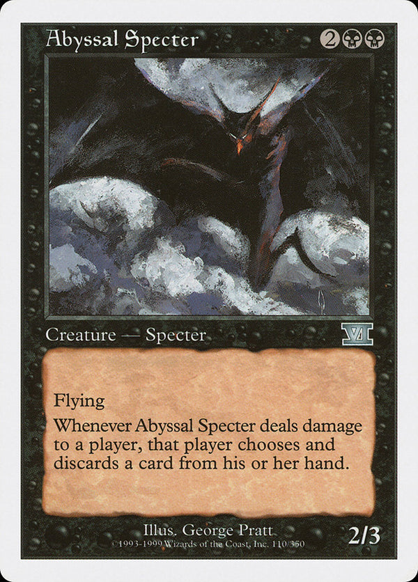 Abyssal Specter [Classic Sixth Edition] - Magic: The Gathering