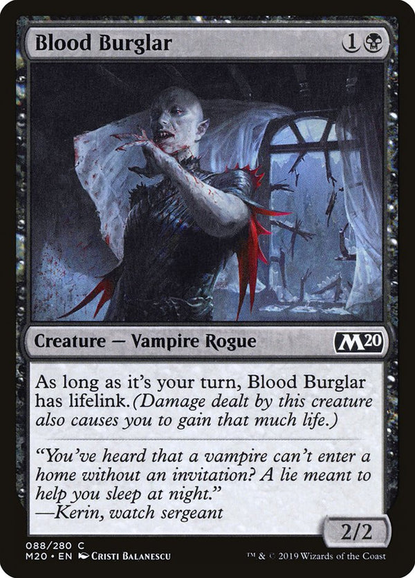 Blood Burglar [Core Set 2020] - Magic: The Gathering