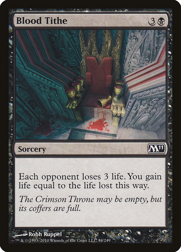 Blood Tithe [Magic 2011] - Magic: The Gathering