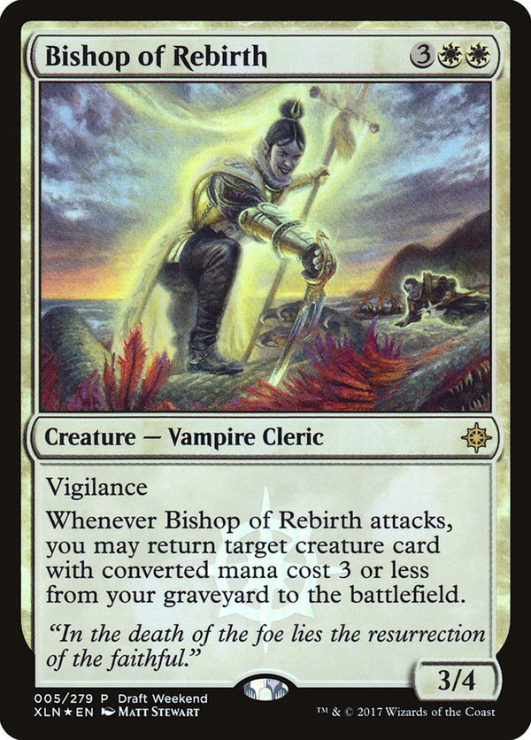 Bishop of Rebirth (Draft Weekend) [Ixalan Promos] - Magic: The Gathering