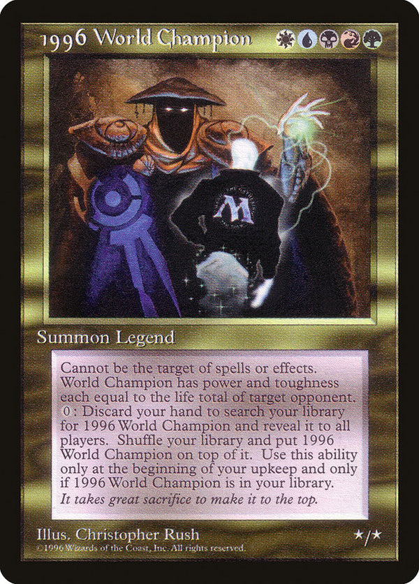 1996 World Champion [Celebration Cards] - Magic: The Gathering