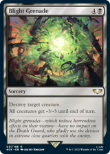Blight Grenade (Surge Foil) [Warhammer 40,000] - Magic: The Gathering