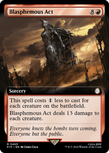 Blasphemous Act (Extended Art) [Fallout] - Magic: The Gathering