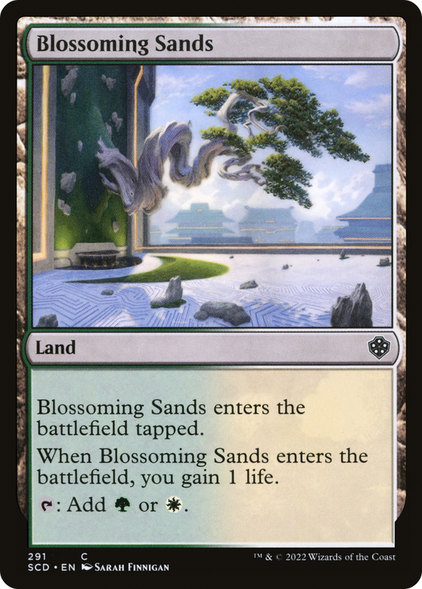 Blossoming Sands [Starter Commander Decks] - Magic: The Gathering