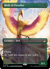 Birds of Paradise (Anime Borderless) [Ravnica Remastered] - Magic: The Gathering