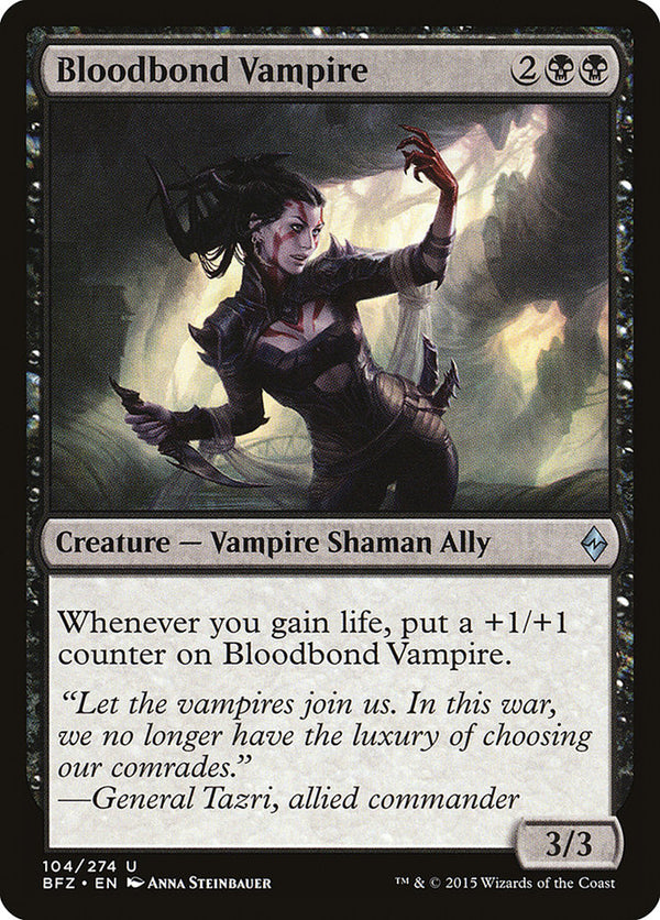 Bloodbond Vampire [Battle for Zendikar] - Magic: The Gathering
