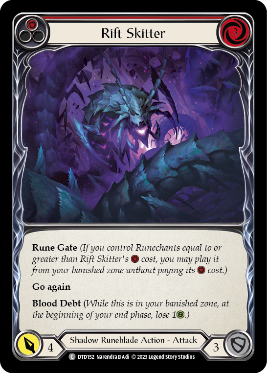 Rift Skitter (Red) [DTD152] (Dusk Till Dawn)