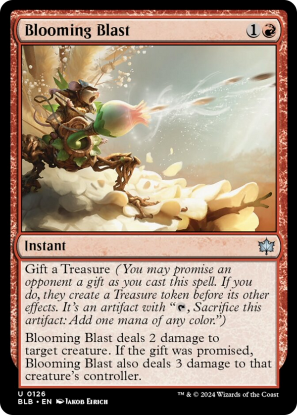 Blooming Blast [Bloomburrow] - Magic: The Gathering