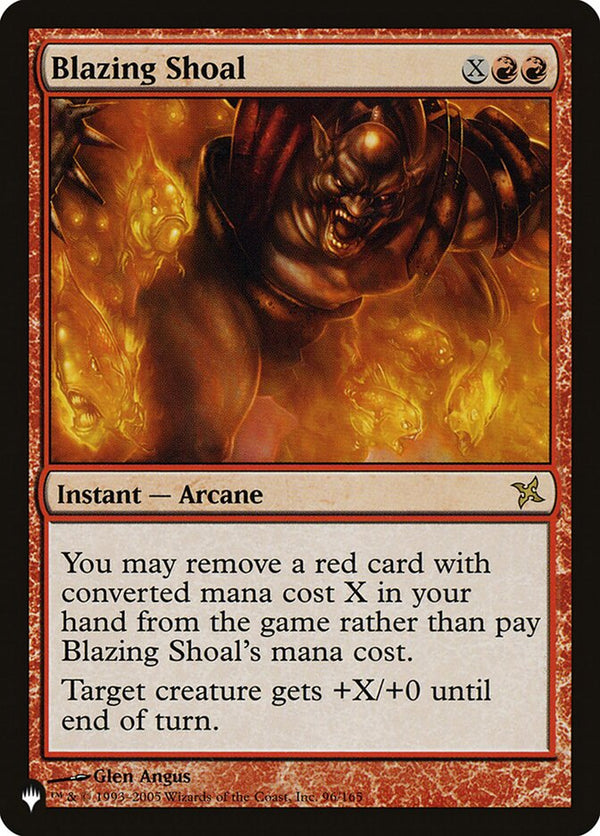 Blazing Shoal [The List] - Magic: The Gathering