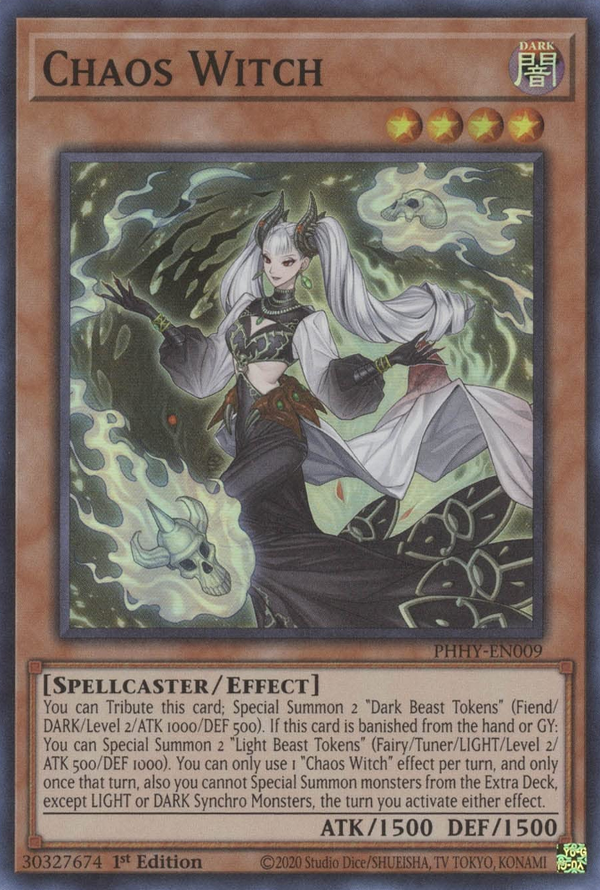 Chaos Witch [PHHY-EN009] Super Rare - Yu-Gi-Oh!