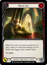 Bleed Out (Red) [OUT145] (Outsiders) - Flesh And Blood