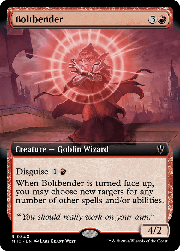 Boltbender (Extended Art) [Murders at Karlov Manor Commander] - Magic: The Gathering