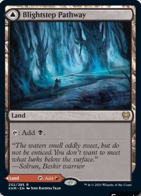 Blightstep Pathway // Searstep Pathway [Kaldheim] - Magic: The Gathering