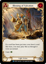 Blessing of Salvation (Blue) [DTD087] (Dusk Till Dawn)  Rainbow Foil - Flesh And Blood