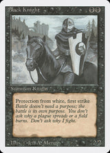Black Knight [Revised Edition] - Magic: The Gathering