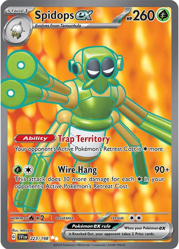 Spidops ex (223/198) [Scarlet & Violet: Base Set] - Pokémon