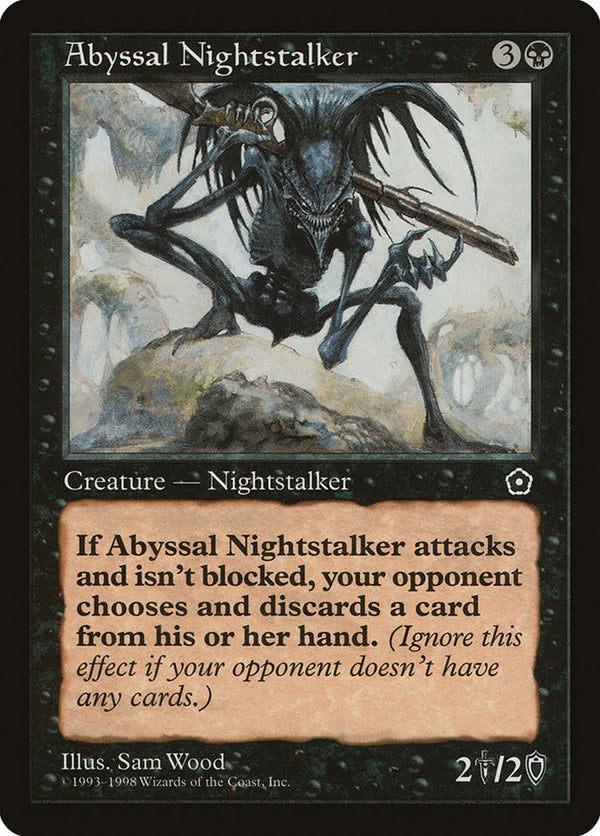 Abyssal Nightstalker [Portal Second Age] - Magic: The Gathering