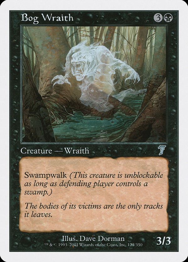 Bog Wraith [Seventh Edition] - Magic: The Gathering