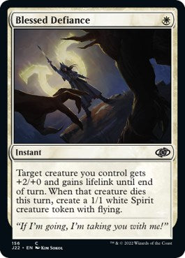 Blessed Defiance [Jumpstart 2022] - Magic: The Gathering