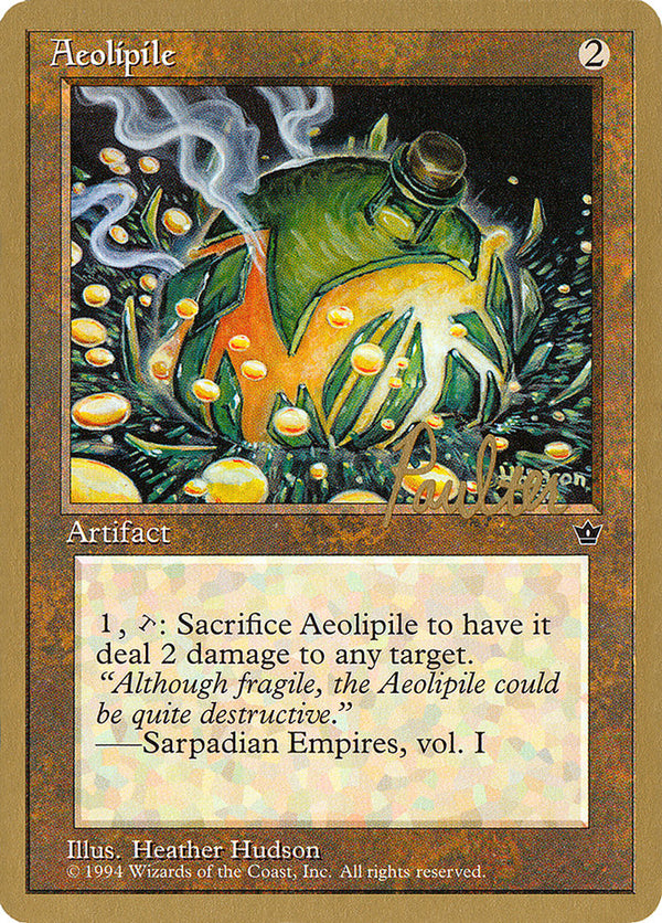 Aeolipile (Preston Poulter) [Pro Tour Collector Set] - Magic: The Gathering