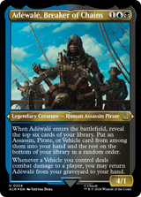 Adewale, Breaker of Chains (Foil Etched) [Assassin's Creed] - Magic: The Gathering