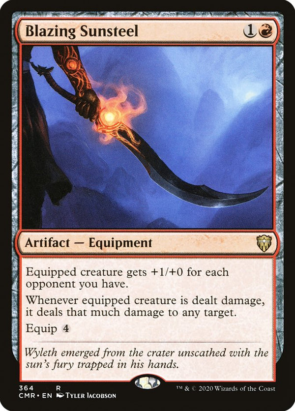 Blazing Sunsteel [Commander Legends] - Magic: The Gathering