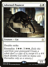 Adorned Pouncer [Hour of Devastation Prerelease Promos] - Magic: The Gathering