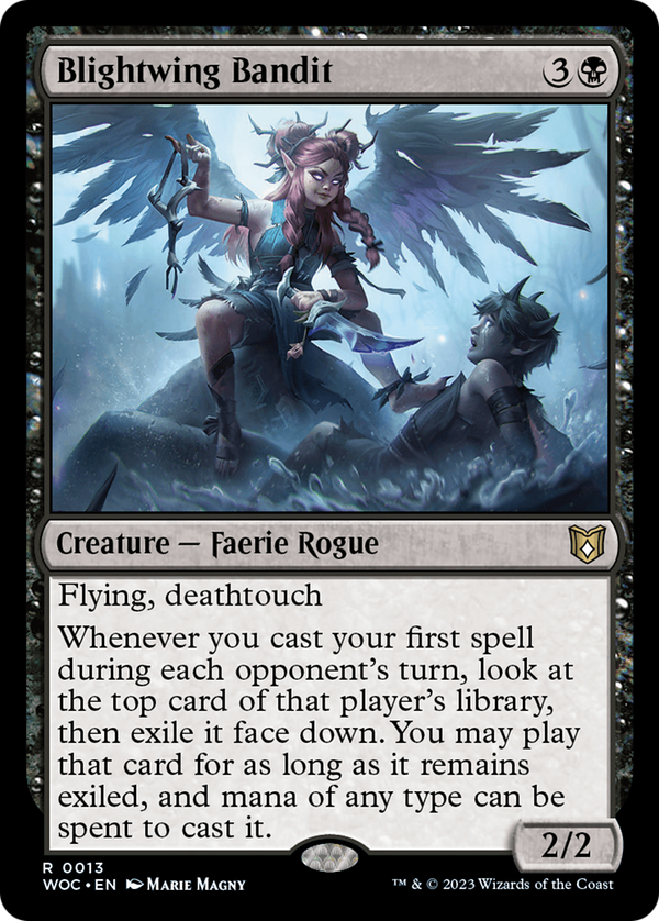 Blightwing Bandit [Wilds of Eldraine Commander] - Magic: The Gathering
