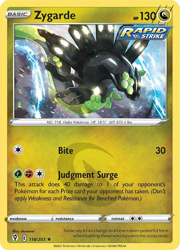 Zygarde (118/203) [Sword & Shield: Evolving Skies] - Pokémon