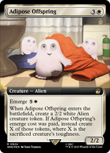 Adipose Offspring (Extended Art) (Surge Foil) [Doctor Who] - Magic: The Gathering