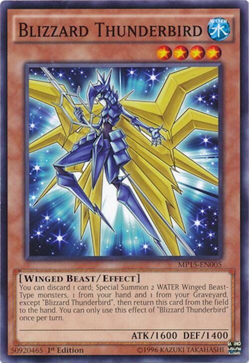 Blizzard Thunderbird (MP15-EN005) [Common] - Yu-Gi-Oh!