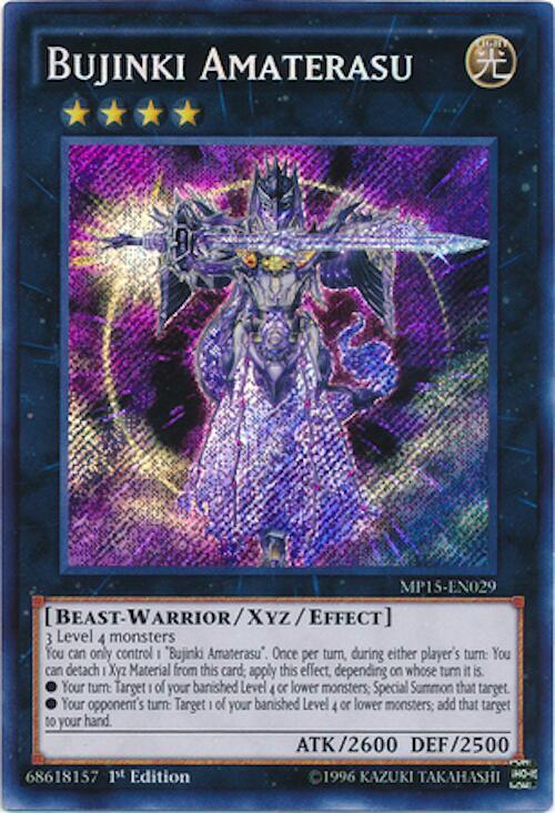 Bujinki Amaterasu (MP15-EN029) [Secret Rare] - Yu-Gi-Oh!
