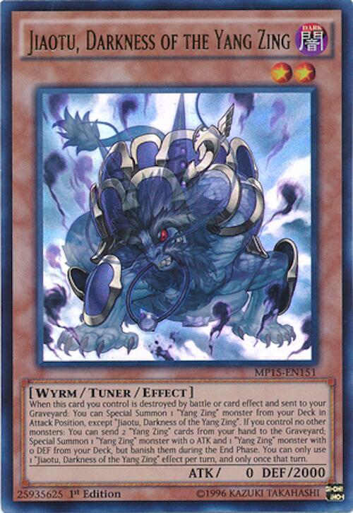 Jiaotu, Darkness of the Yang Zing