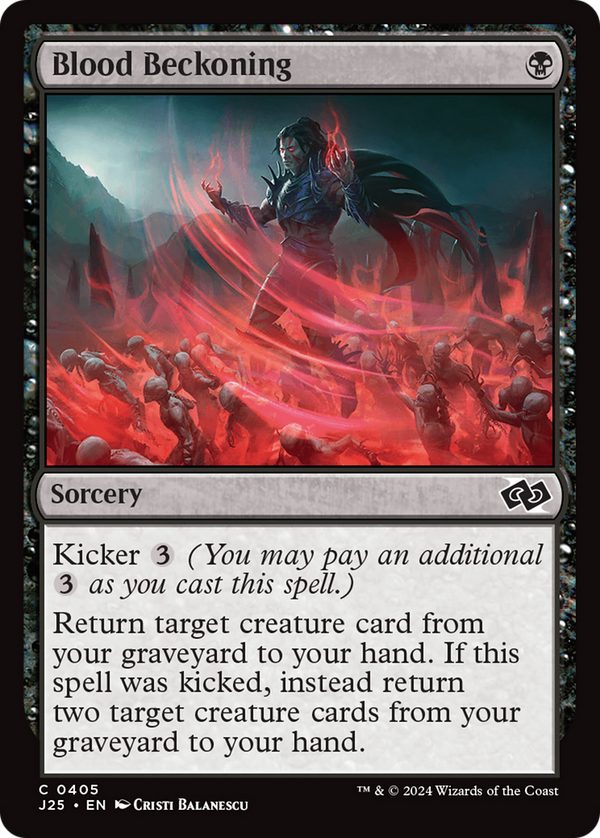 Blood Beckoning [Foundations Jumpstart] - Magic: The Gathering