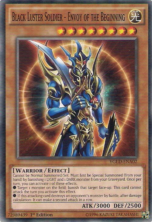 Black Luster Soldier - Envoy of the Beginning (YGLD-ENA02) [Common] - Yu-Gi-Oh!
