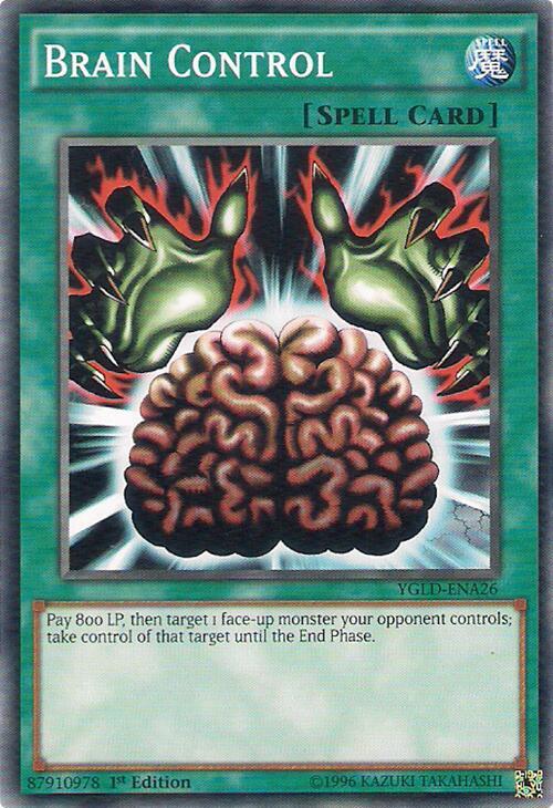 Brain Control (YGLD-ENA26) [Common] - Yu-Gi-Oh!