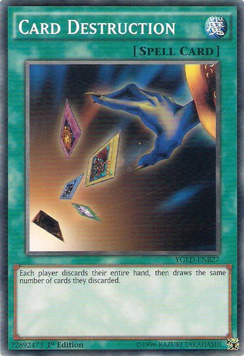 Card Destruction (YGLD-ENB27) [Common] - Yu-Gi-Oh!