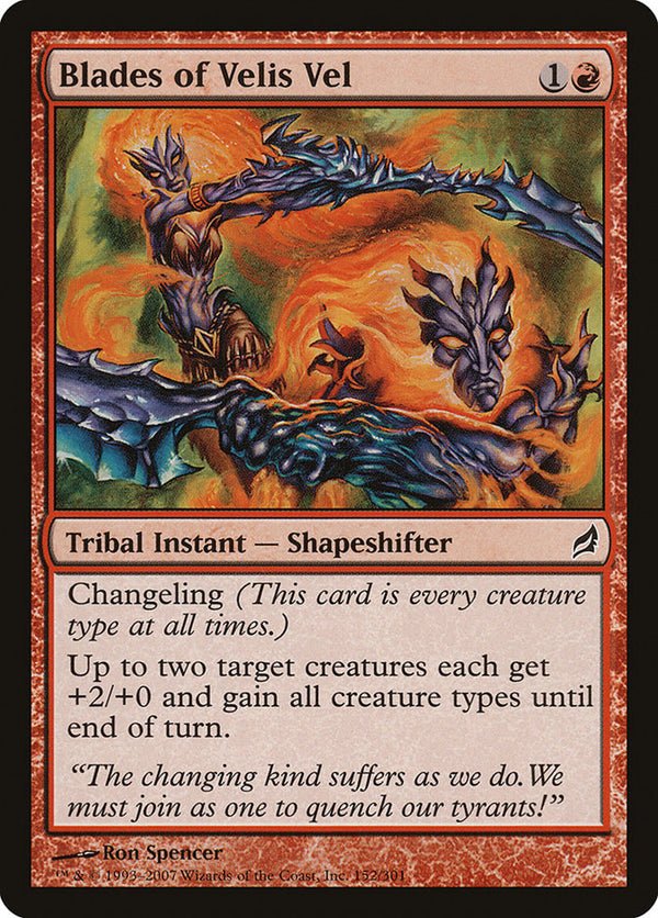 Blades of Velis Vel [Lorwyn] - Magic: The Gathering