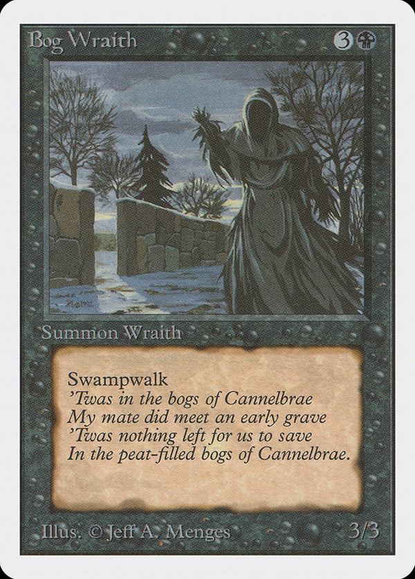 Bog Wraith [Unlimited Edition] - Magic: The Gathering
