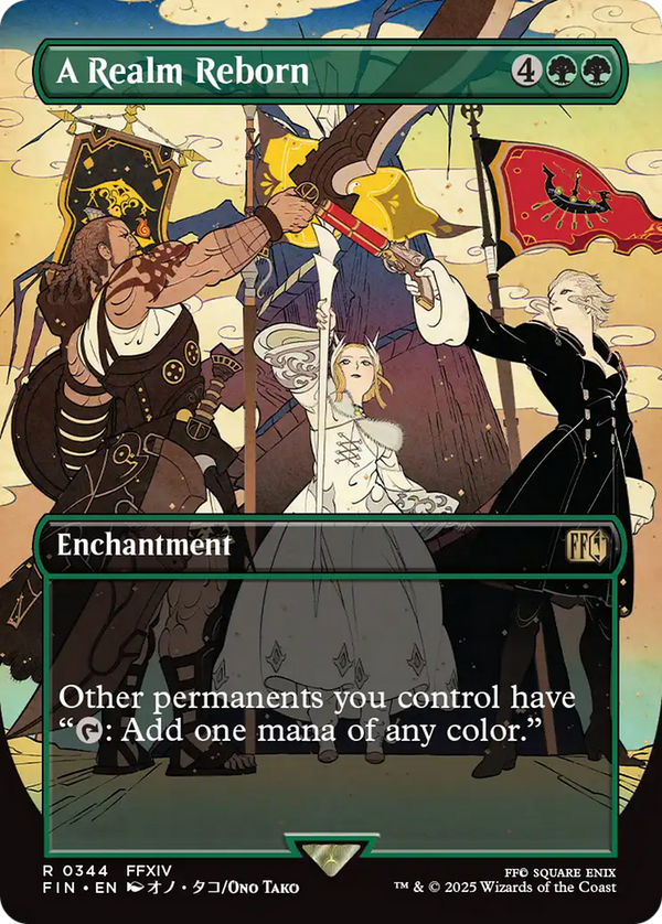 A Realm Reborn (Borderless) [FINAL FANTASY] - Magic: The Gathering